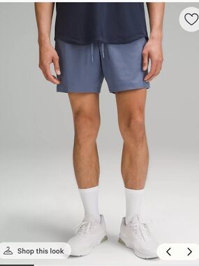 Lululemon Zeroed In Men’s Linerless Short - Slate Blue - XL 9” inseam